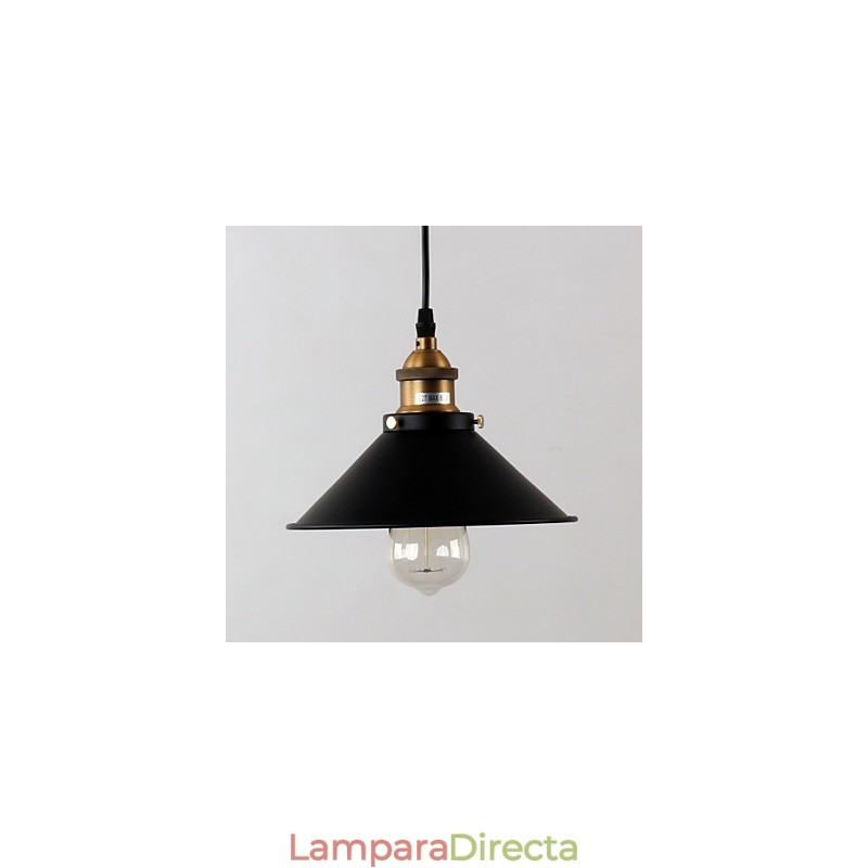 Lámpara colgante con pintura en estilo mini, estilo cuenco retro clásico tradicional