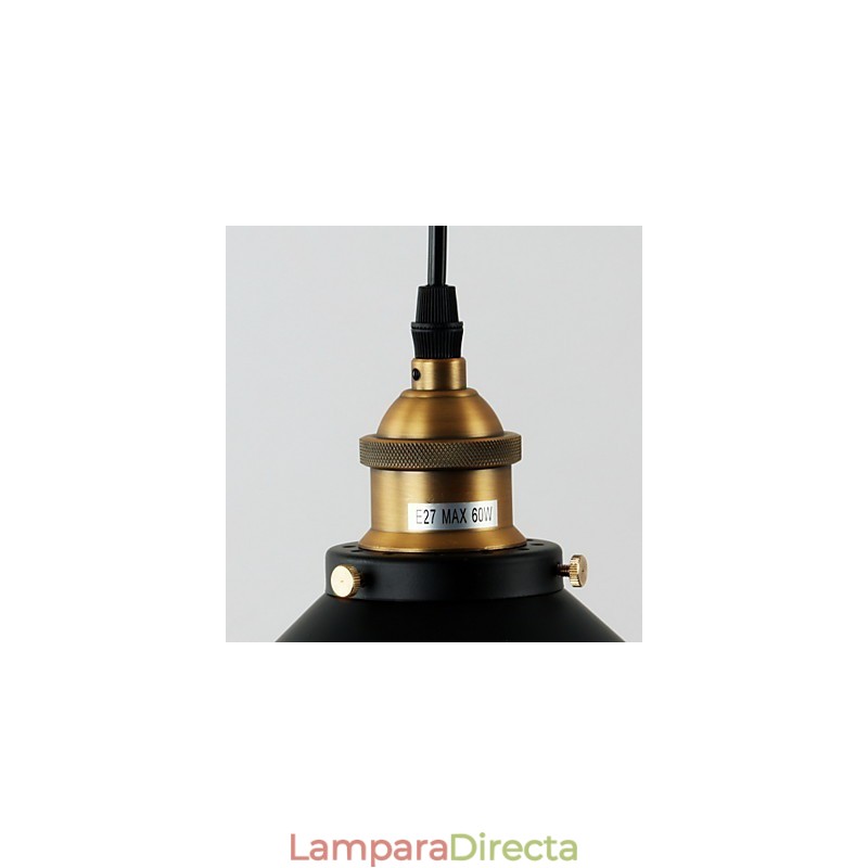 Lámpara colgante con pintura en estilo mini, estilo cuenco retro clásico tradicional