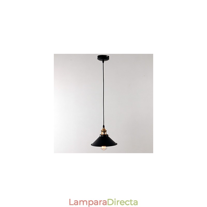 Lámpara colgante con pintura en estilo mini, estilo cuenco retro clásico tradicional