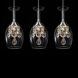 Lámpara colgante de araña de metal moderna y contemporánea de estilo isla.