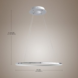 Lámpara colgante de diseño moderno Living Ring