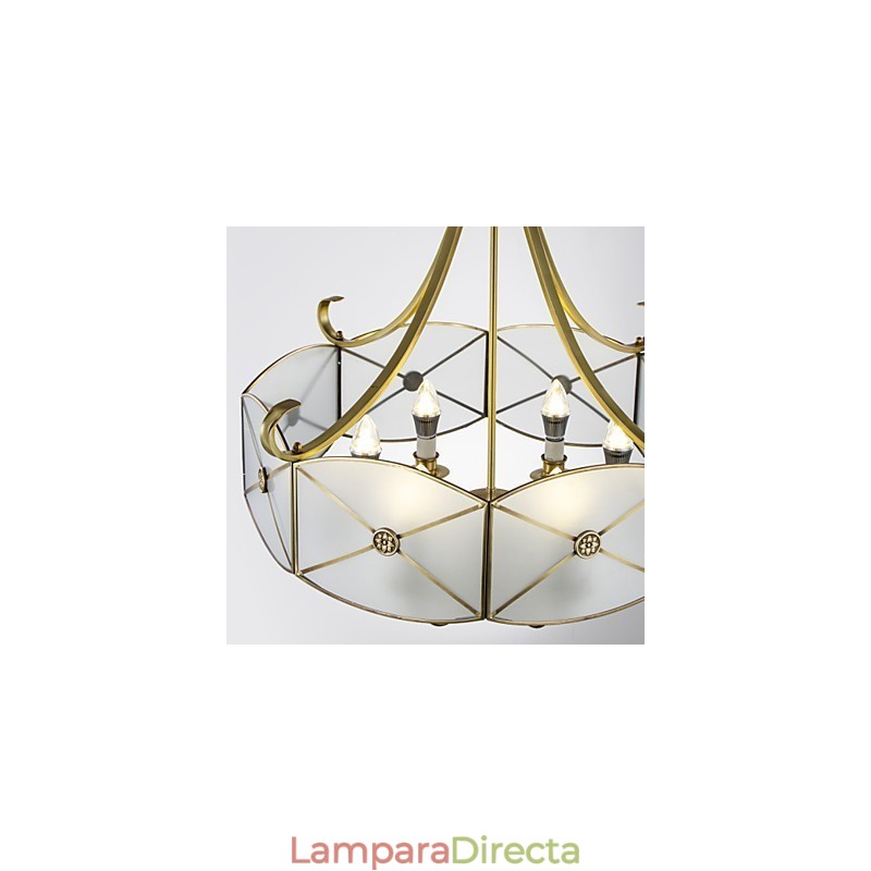 Lámpara de techo de cobre con diseño decorativo contemporáneo moderno