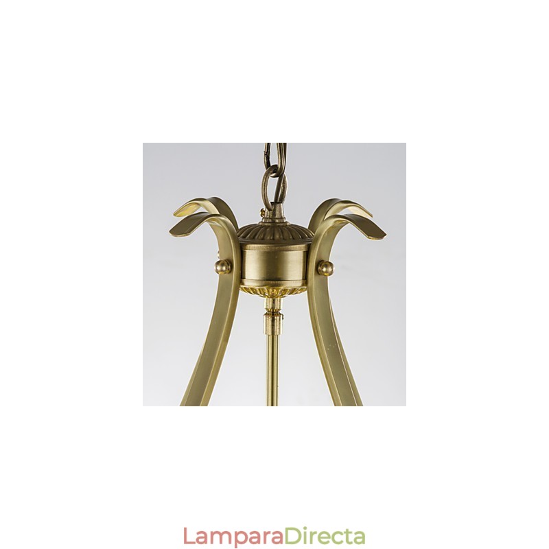 Lámpara de techo de cobre con diseño decorativo contemporáneo moderno