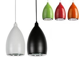 Lámpara colgante de metal con pintura de globo terráqueo contemporánea moderna