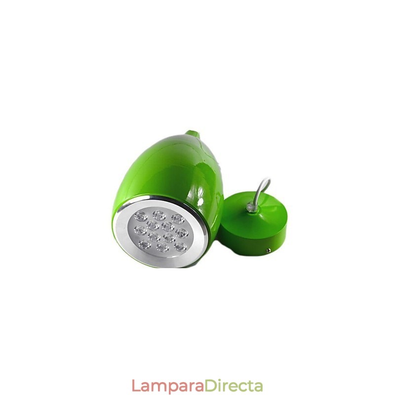 Lámpara colgante de metal con pintura de globo terráqueo contemporánea moderna