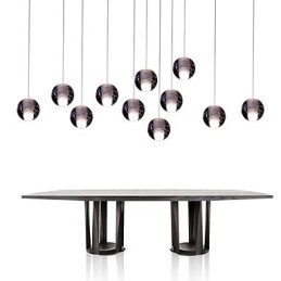 Lámpara colgante G4 Retroifit de 3 W con cristal cromado, moderna y contemporánea.