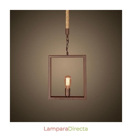 Lámpara colgante de metal estilo rústico clásico tradicional estilo cabaña vintage retro campestre Lámpara colgante de metal estilo rústico clásico tradicional estilo cabaña vintage retro campestre