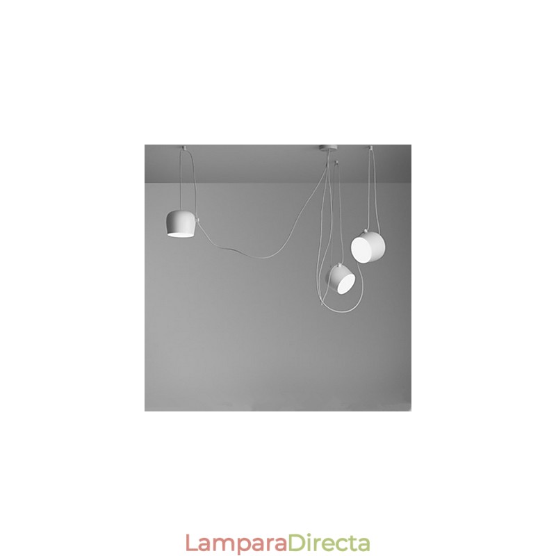 Lámpara colgante de metal con pintura contemporánea moderna