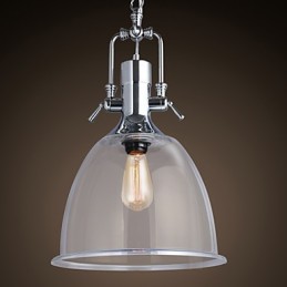 Lámpara colgante de cristal moderna, contemporánea, estilo mini.