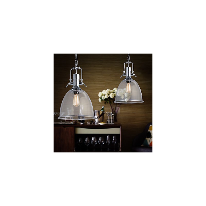 Lámpara colgante de cristal moderna, contemporánea, estilo mini.