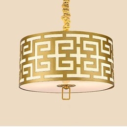 Iluminación colgante de estilo chino de simplicidad moderna