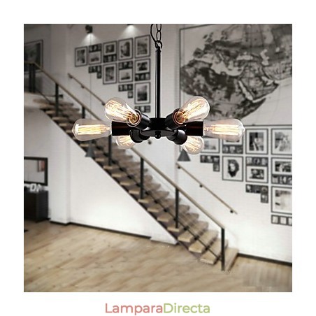 Lámpara de araña retro Edison Lámpara de araña retro Edison