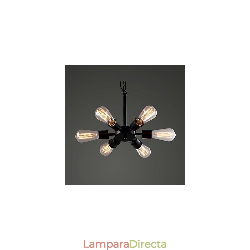 Lámpara de araña retro Edison