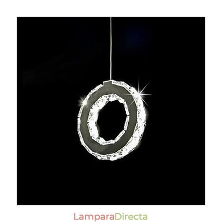 Lámpara colgante de metal y cristal moderna y contemporánea Lámpara colgante de metal y cristal moderna y contemporánea