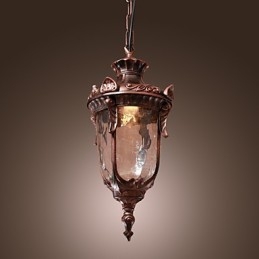 Lámpara colgante de inspiración antigua con 1 luz