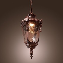 Lámpara colgante de inspiración antigua con 1 luz