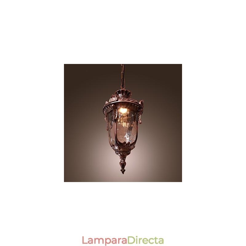 Lámpara colgante de inspiración antigua con 1 luz
