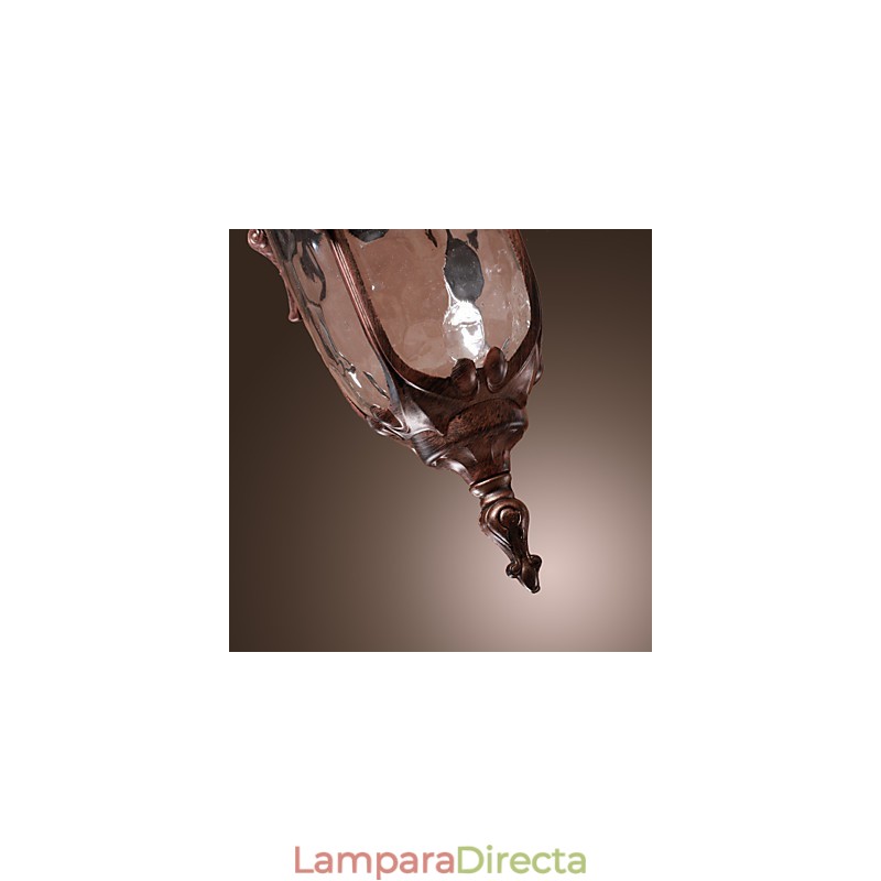 Lámpara colgante de inspiración antigua con 1 luz