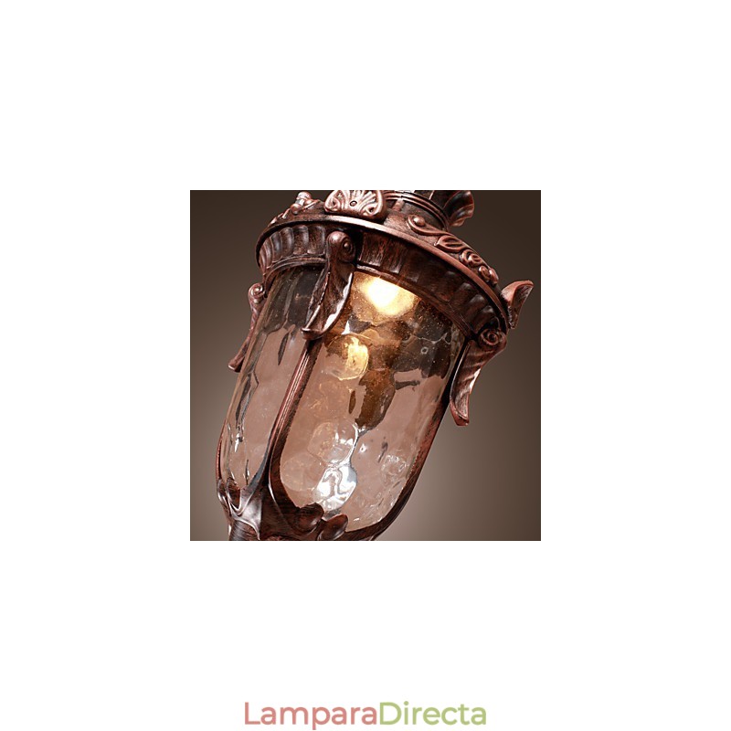 Lámpara colgante de inspiración antigua con 1 luz