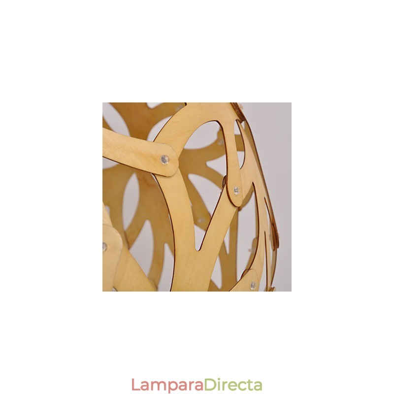 Lámpara colgante de bambú de estilo retro campestre de madera