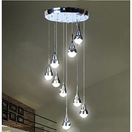Lámparas y faroles Lámpara de techo de 9 luces para escalera