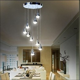 Lámparas y faroles Lámpara de techo de 9 luces para escalera