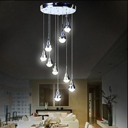 Lámparas y faroles Lámpara de techo de 9 luces para escalera