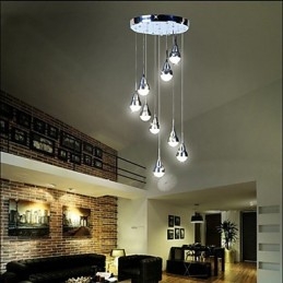 Lámparas y faroles Lámpara de techo de 9 luces para escalera