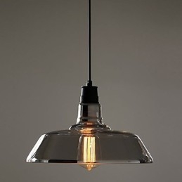 Lámpara colgante vintage galvanizada para garaje