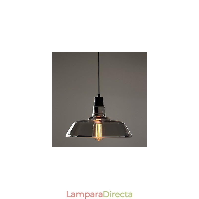 Lámpara colgante vintage galvanizada para garaje
