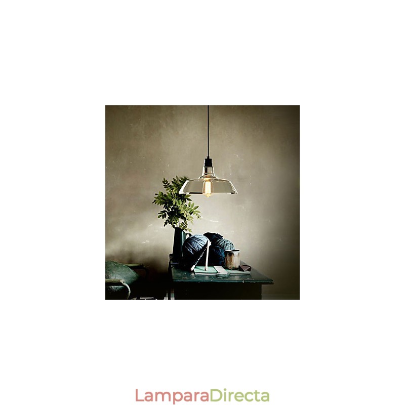 Lámpara colgante vintage galvanizada para garaje