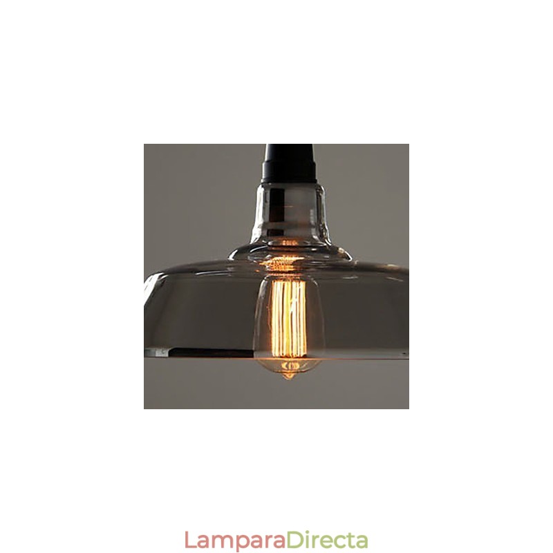 Lámpara colgante vintage galvanizada para garaje
