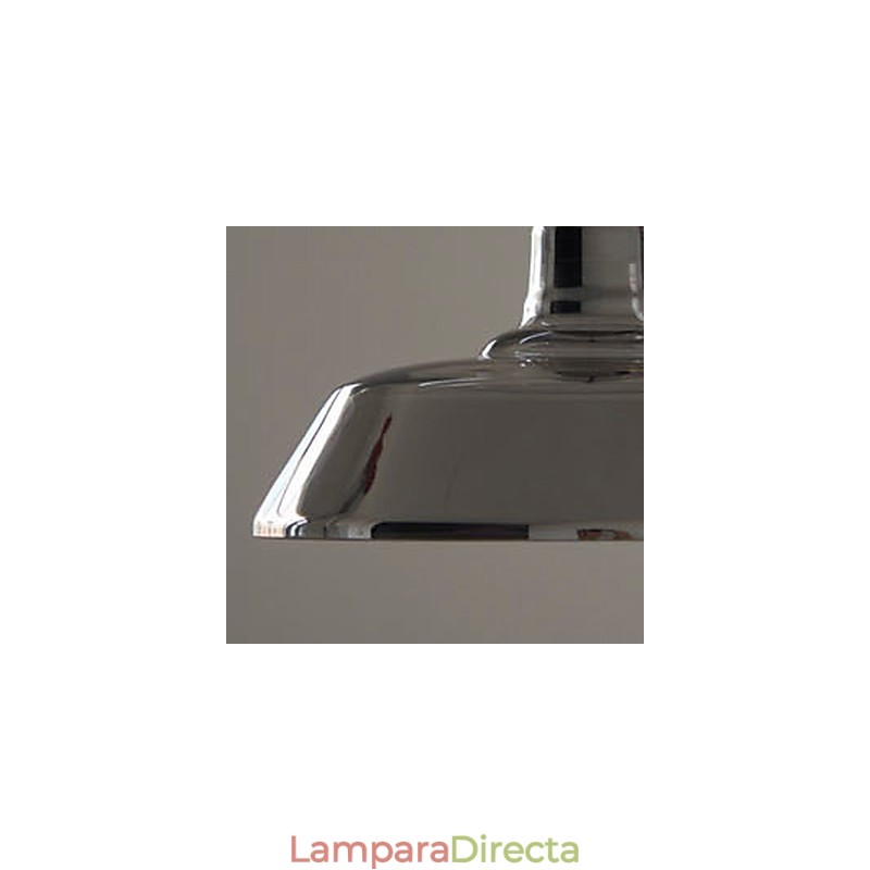 Lámpara colgante vintage galvanizada para garaje