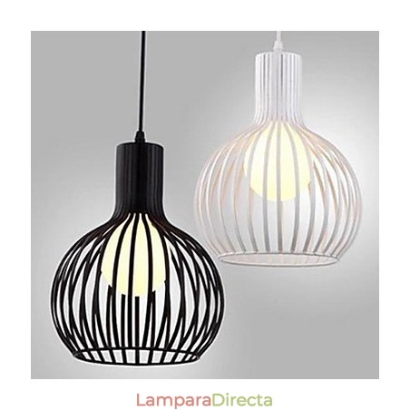 Lámpara de araña estilo jaula de pájaros de hierro forjado con estilo retro americano Lámpara de araña estilo jaula de pájaros de hierro forjado con estilo retro americano