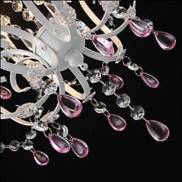 Colgante de cristal de estilo europeo para jardín