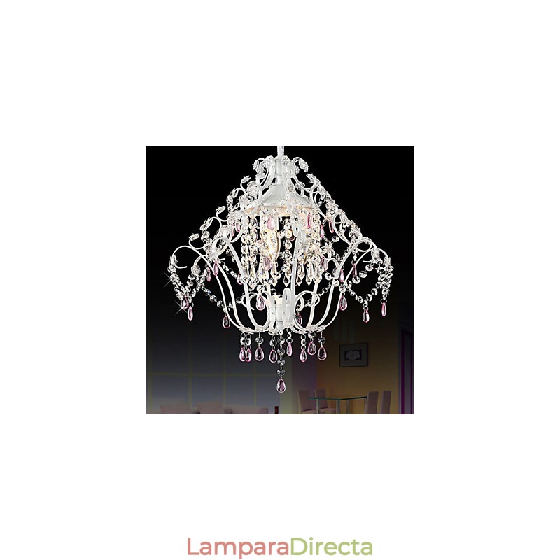Colgante de cristal de estilo europeo para jardín