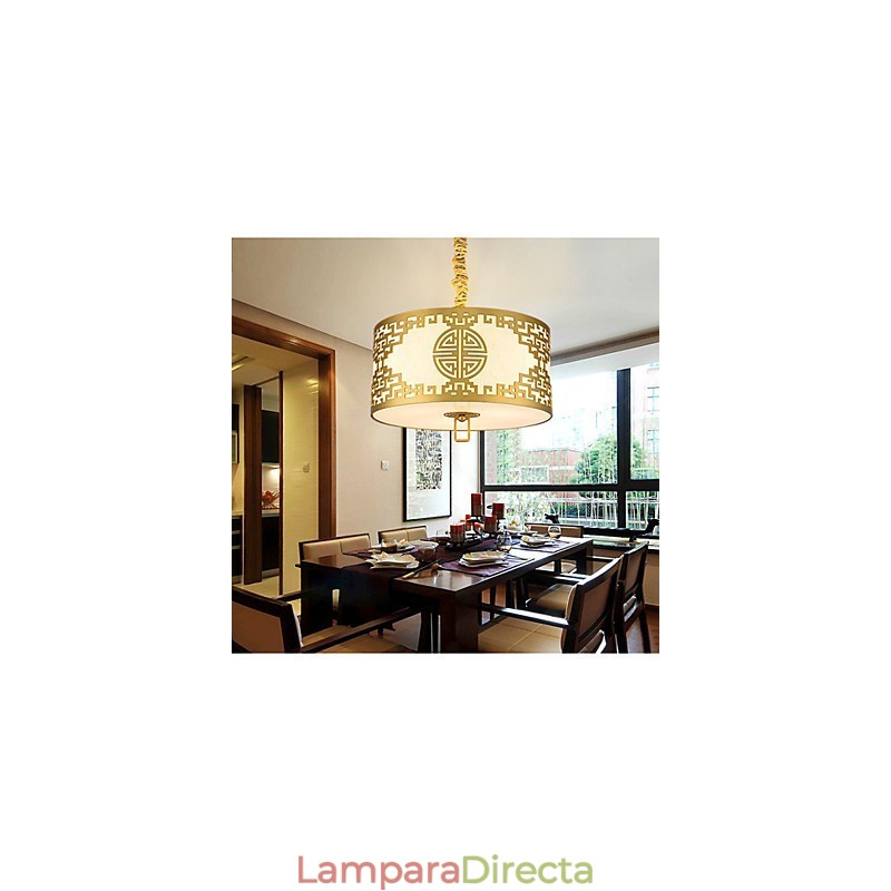 Iluminación colgante de estilo chino de simplicidad moderna