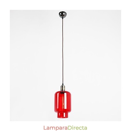 Lámpara colgante moderna de 1 luz con cristal chapado Lámpara colgante moderna de 1 luz con cristal chapado