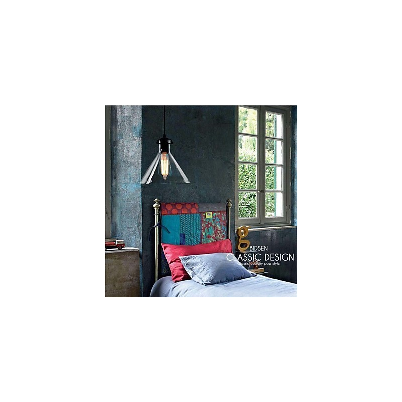 Lámparas colgantes tradicionales clásicas vintage retro de metal