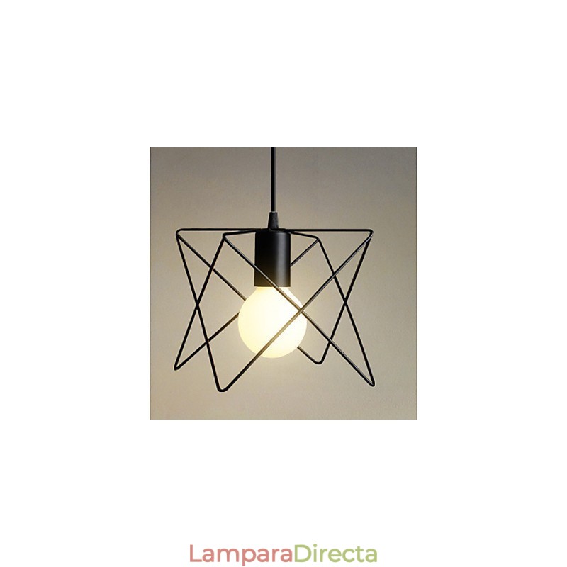 Lámparas colgantes estilo mini retro de metal