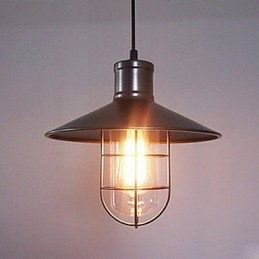 Lámpara colgante con pintura estilo mini retro vintage
