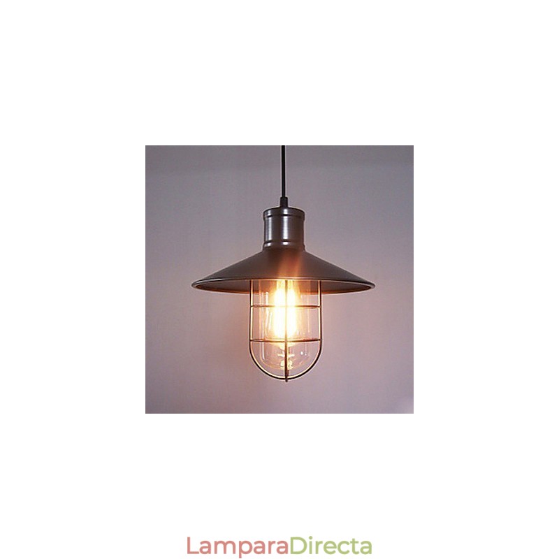 Lámpara colgante con pintura estilo mini retro vintage