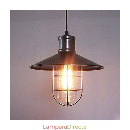 Lámpara colgante con pintura estilo mini retro vintage Lámpara colgante con pintura estilo mini retro vintage