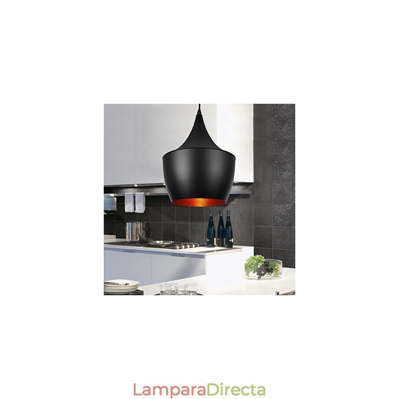 Lámpara colgante moderna contemporánea estilo retro mini pintura