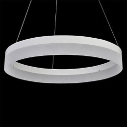 Lámpara de araña Art Déco de 1 anillo y 3 anillos, 60 cm, luz suspendida, 36 W