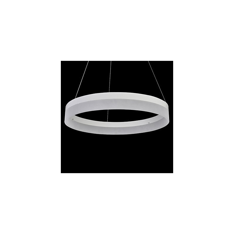 Lámpara de araña Art Déco de 1 anillo y 3 anillos, 60 cm, luz suspendida, 36 W