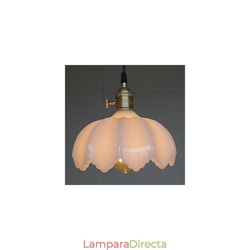Lámpara colgante de plástico estilo cuenco mini Otros