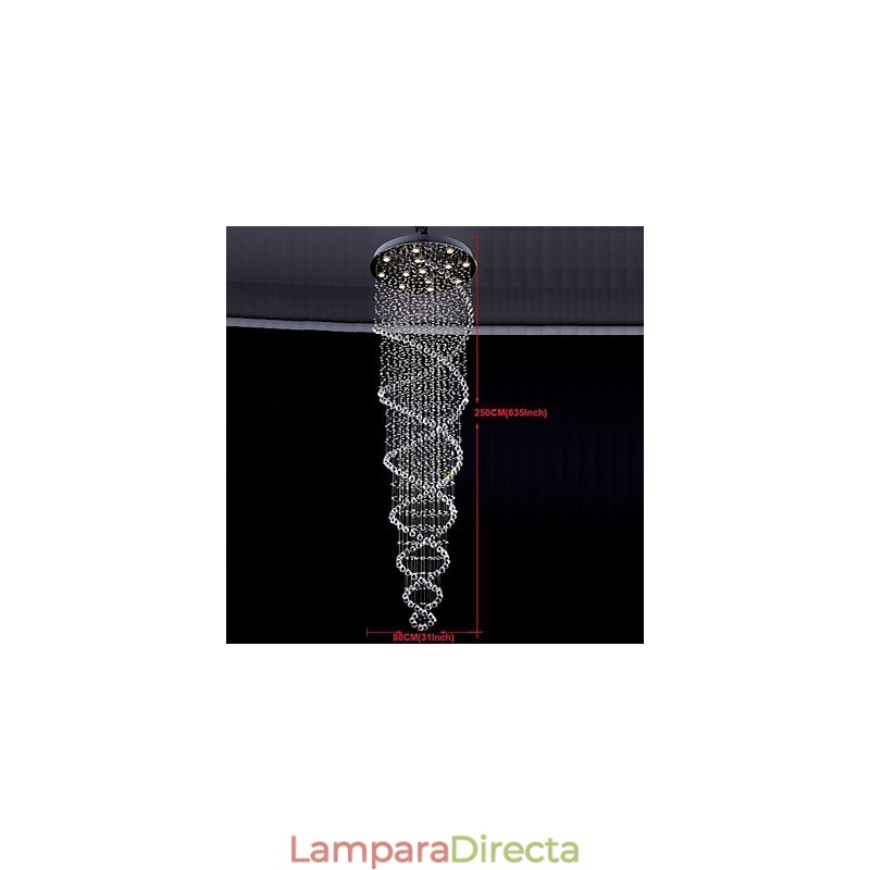 Lámpara colgante de metal galvanizado con cristal, estilo rústico, estilo cabaña, estilo tradicional, moderno y contemporáneo.