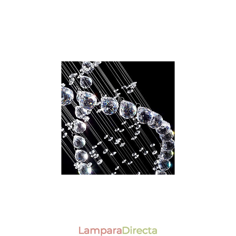 Lámpara colgante de metal galvanizado con cristal, estilo rústico, estilo cabaña, estilo tradicional, moderno y contemporáneo.