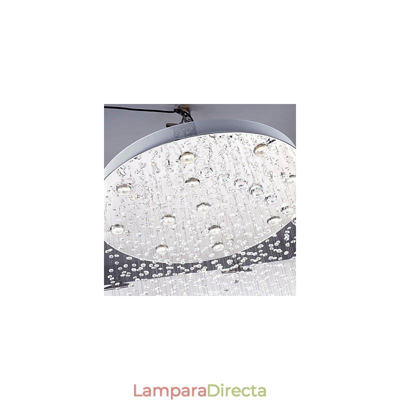 Lámpara colgante de metal galvanizado con cristal, estilo rústico, estilo cabaña, estilo tradicional, moderno y contemporáneo.